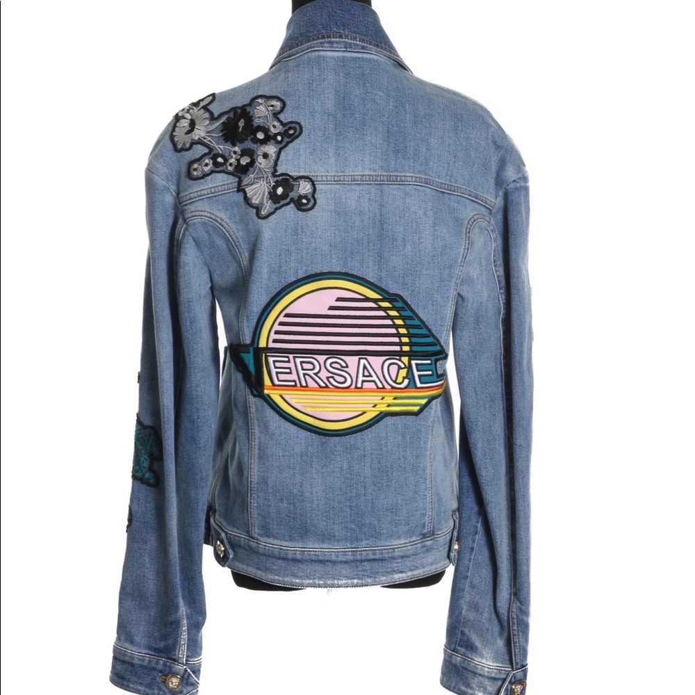 Authentic Versace Denim Jean Jacket